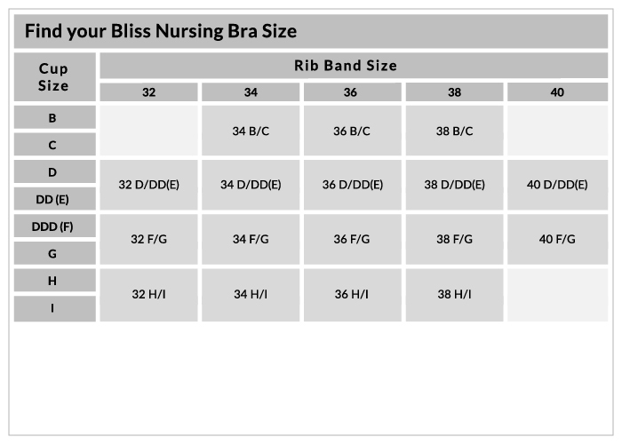 Bravado Size Chart