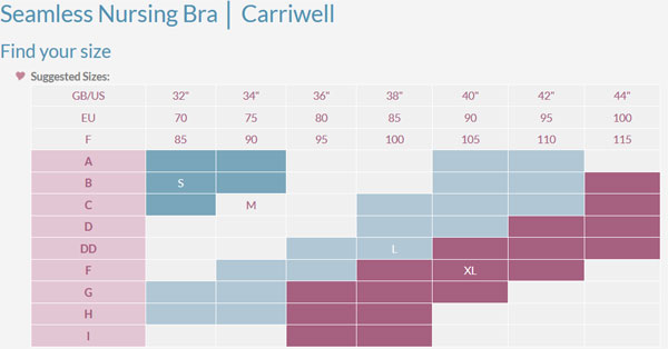 Carriwell Seamless Nursing Bra