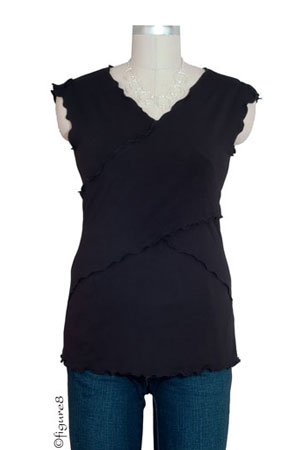 Flutter Cross Front Nursing Top (sleeveless) by Japanese Weekend