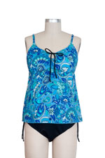 Prego Paisley Tie Maternity Tankini by Prego