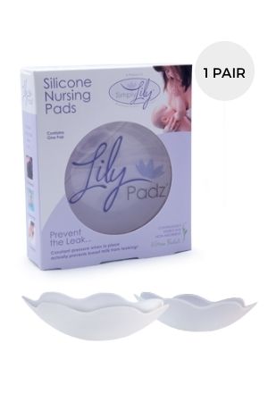 LilyPadz Silicone Nursing Pads - One Pair Reviews - Figure 8 Moms