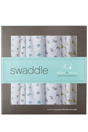 Australian Muslin Swaddling Wraps - 4 Pack by Aden & Anais