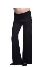 Maternal America Soft Knit Fold Over Pants by Maternal America