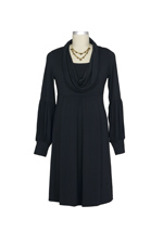 Mayreau Long Sleeve Cowl Neck Nursing Dress by Mayreau