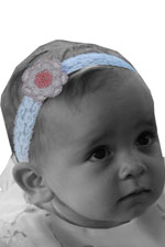 Angelina Baby Girl Stretch Headband by mia christina