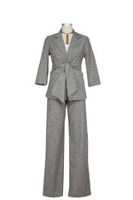 Audrey Front Tie 2-Piece Maternity Pant Suit by Maternal America