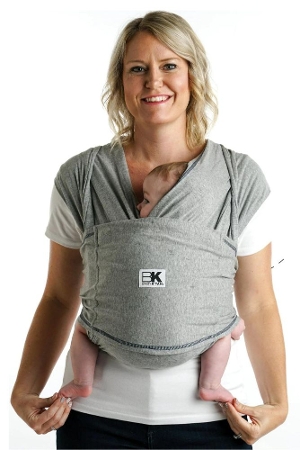 Baby K'tan Original Baby Carrier (Heather Gray) by Baby K'tan