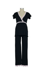 Belabumbum Ariel Pima Nursing Pajama Set by Belabumbum