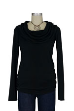 Alexia Cowl-Neck Maternity Top by zula maternity