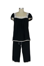 Captivating Cap Sleeve Nursing PJ Set by Moody Mamas