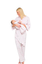 Olian 4-Piece Nursing PJ Set by Olian