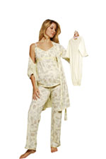 Olian 4-pc Nursing PJ Set by Olian