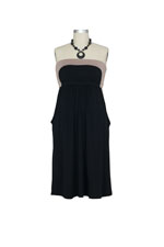 Amber 2-Tone Nursing Dress by Mayreau