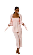 La Leche Bamboo 3-Piece Nursing PJ Set by La Leche League International