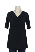 Carrie D&A Cowl Neck Nursing Tunic by Japanese Weekend