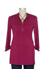 Pleated Nursing Tunic by Annee Matthew