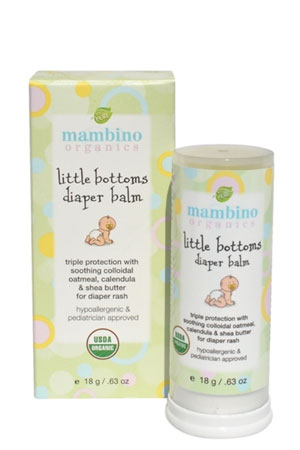 Mambino Organics USDA Organic Little Bottoms Diaper Balm by Mambino Organics