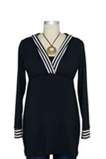 JW Nursing Hoodie Trimmed in Stripes by Japanese Weekend