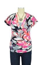 D&A Floral Side Shirred Nursing Top by Japanese Weekend