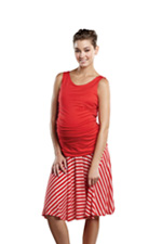Holly Ruched Maternity Dress by Maternal America