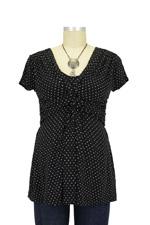 Luxe Jersey D&A Knot Front Nursing Top by Japanese Weekend