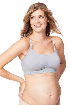 Cake Maternity Cotton Candy Sleep & Yoga Maternity & Nursing Bra (Steel Grey) by Cake Maternity