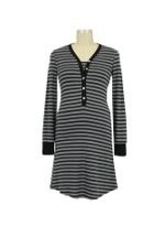 Carey Stripes Nursing Nightdress by Annee Matthew