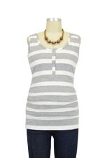 NOM Ruched Snap Nursing Tank by NOM