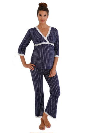 Belabumbum Dottie Kimono Nursing Tunic & Pant Set by Belabumbum