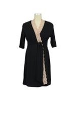 Baju Mama Emma Lace Trim Robe by Baju Mama