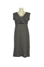 JW D&A Audra Stripes Nursing Dress with Drape Back by Japanese Weekend