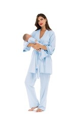 Rose 4 pc. Nursing PJ Set with Baby Outfit by Olian
