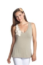 Twill and Twirl Nursing Tank by Mothers en Vogue