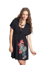 Love Thee Embellished Drawstring Nursing Tunic-Dress by Mothers en Vogue