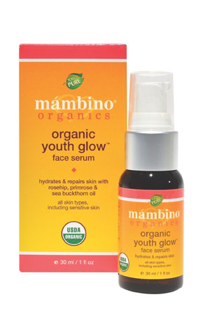 Mambino Organics Youth Glow Omega Face Serum USDA Certified Organic by Mambino Organics