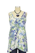 Floral Knot Front Nursing Tunic by Annee Matthew