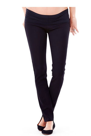 Ingrid & Isabel Ponte Skinny Maternity Pant with BellaBand Panel by Ingrid & Isabel