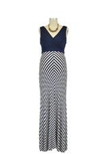 Baju Mama Tiffany Colorblock Stripes Maternity Dress by Baju Mama