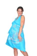 Limited Edition Print Kate Neckel Cotton Labor Gown & Postpartum Underwear Set by Pretty Pushers