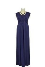 Arianna Bamboo Basket Weave Maxi Nursing Dress by Japanese Weekend