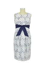 Flower Mesh Maternity Dress by Jules & Jim