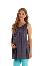 Corsage Nursing Tunic by Mothers en Vogue