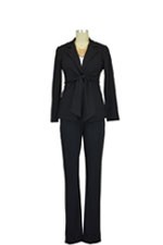 Daniela Long Sleeve Front Tie Ponte Jacket & Slim Pant - 2 pc Suit Set by Maternal America