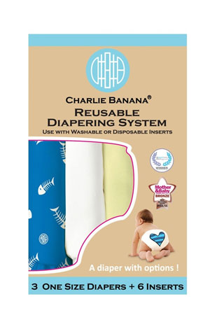 Charlie Banana® 2-in-1 Reusable Diapers - 3 Pack by Charlie Banana