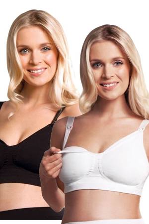 Carriwell Seamless Gel Wire Nursing Bra - 2 Pack by Carriwell