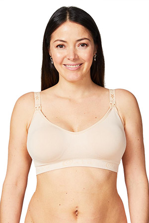 Cake Maternity Rock Candy Seamless Nursing Bra (Beige) by Cake Maternity