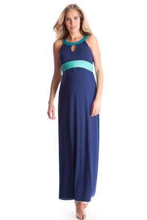 Seraphine Audra Colourblock Maxi Maternity Dress by Seraphine