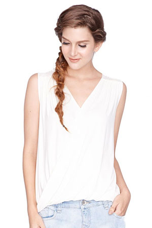 Alba Twist V-Neck Nursing Top by Dote