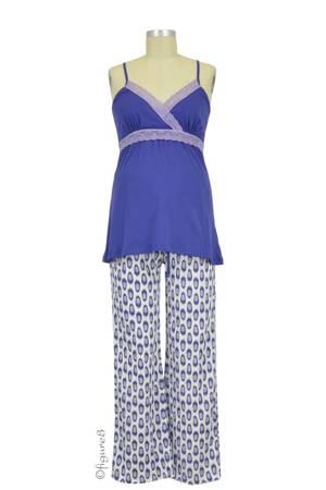Belabumbum Ikat Nursing Cami & Pant Set by Belabumbum