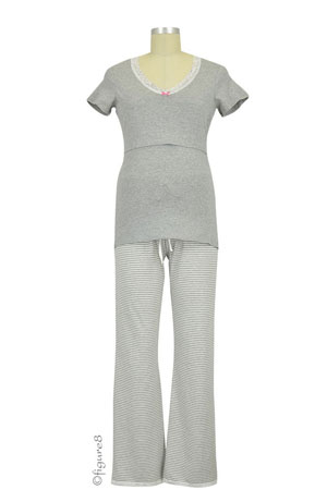 Boob Design Short Sleeve Nursing PJ Set by Boob Design